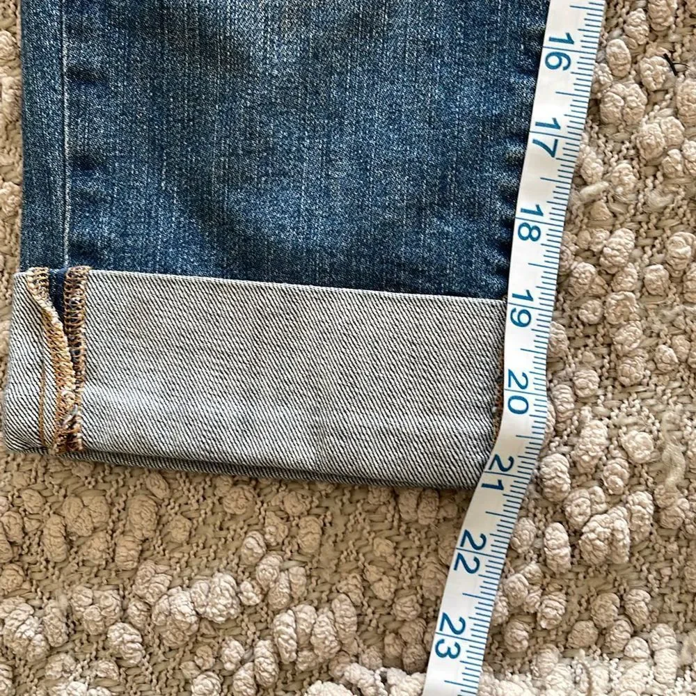 GAP 1969 Straight Cropped Cuffed Jeans Size 8/29 R - Picture 8 of 8